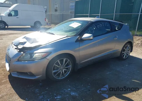 2011 Honda Cr-Z Ex из США, поврежденный, VIN JHMZF1D66BS001038